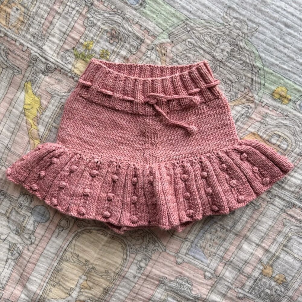 Misha & Puff Eyelet Popcorn Skating Skirt in 4Y